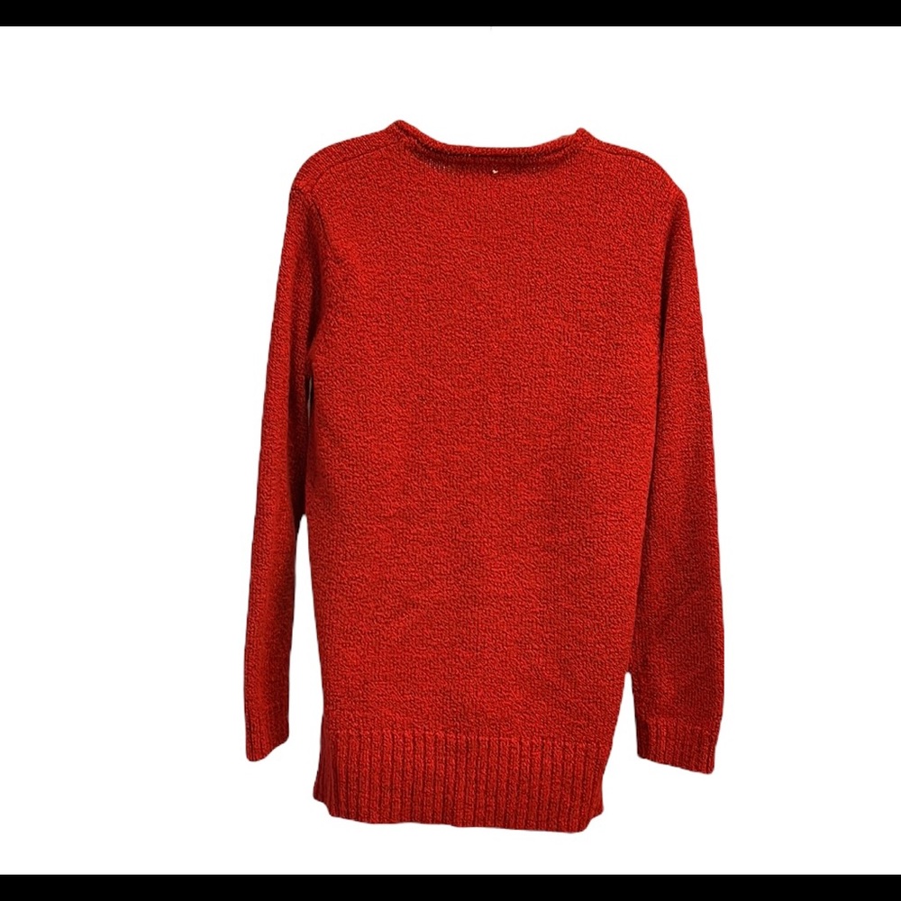 Croft & Barrow Crew Neck Sweater in Red.  Pullover. Size large - Picture 2 of 12